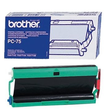 Brother PC-75 Black Ribbon Cassette