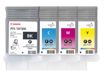 Canon PFI-101 4 Colour Ink Cartridge Multipack