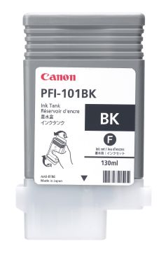 Canon PFI-101BK Black Ink Cartridge - (0883B001AA)
