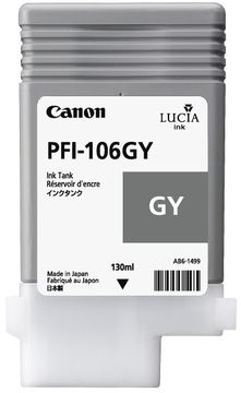 Canon PFI-106GY Grey Ink Cartridge - (6630B001AA)