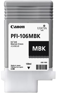 Canon PFI-106MBK Matte Black Ink Cartridge - (6620B001AA)
