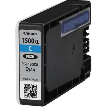 Canon PGI-1500XLC High Capacity Cyan Ink Cartridge - (9193B001AA)