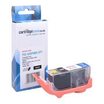 Compatible Canon PGI-525PGBK Black Printer Cartridge - (4529B001AA)