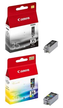 Canon PGI-35BK / CLI-36 Black & Colour Ink Cartridge Multipack