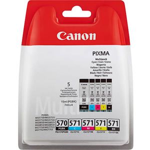 Canon PGI-570 / CLI-571 2 Black & 3 Colour Ink Cartridge Multipack