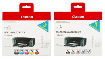 Canon PGI-72 10 Colour Ink Cartridge Multipack