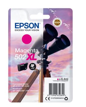 Epson 502XL High Capacity Magenta Ink Cartridge - (C13T02W34010 Binoculars)