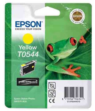 Epson T0544 Yellow Ink Cartridge - (C13T54440 Frog)