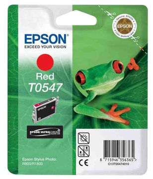 Epson T0547 Red Ink Cartridge - (C13T054740 Frog)