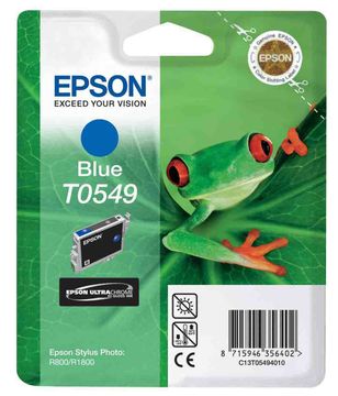 Epson T0549 Blue Ink Cartridge - (C13T054940 Frog)