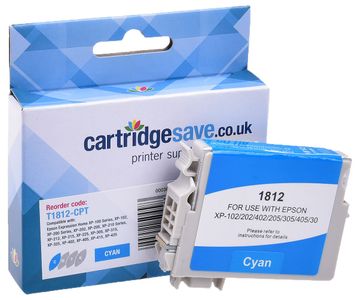 Compatible Epson 18XL High Capacity Cyan Printer Cartridge - (T1812 Daisy)