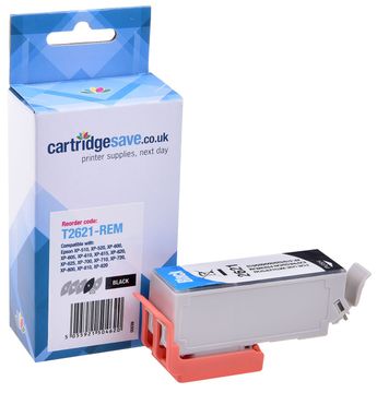 Compatible Epson 26XL Black High Capacity Ink Cartridge - (T2621 Polar Bear)