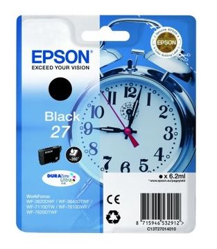 Epson 27 Black Ink Cartridge - (T2701 Alarm Clock)