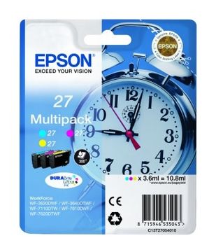 Epson 27 3 Colour Ink Cartridge - (T2705 Alarm Clock)