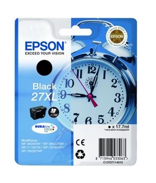Epson 27XL High Capacity Black Ink Cartridge - (T2711 Alarm Clock)