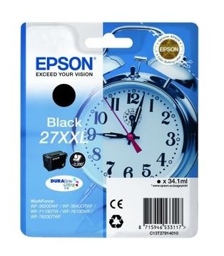 Epson 27XXL Extra High Capacity Black Ink Cartridge - (T2791 Alarm Clock)