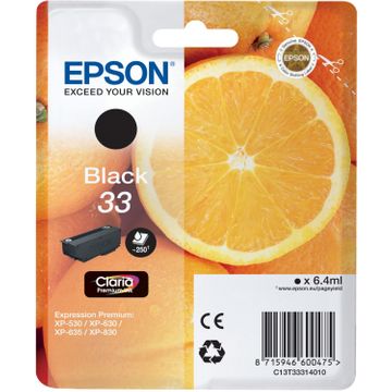 Epson 33 Black Ink Cartridge - (T3331 Oranges)