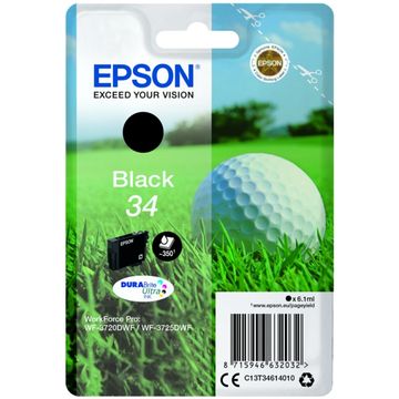 Epson 34 Black Ink Cartridge - (T3461 Golf Ball)