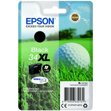 Epson 34XL High Capacity Black Ink Cartridge - (T3471 Golf Ball)