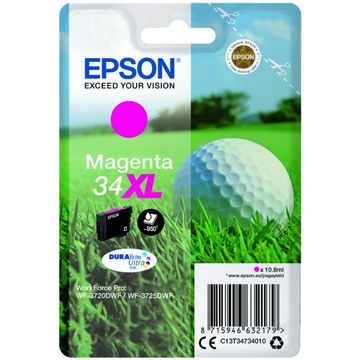 Epson 34XL High Capacity Magenta Ink Cartridge - (T3473 Golf Ball)