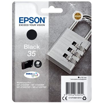 Epson 35 Black Ink Cartridge - (T3581 Padlock)