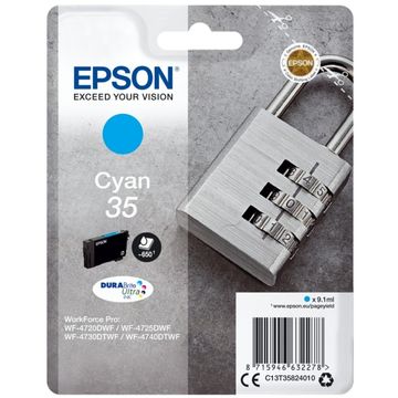 Epson 35 Cyan Ink Cartridge - (T3582 Padlock)