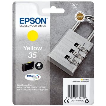 Epson 35 Yellow Ink Cartridge - (T3584 Padlock)