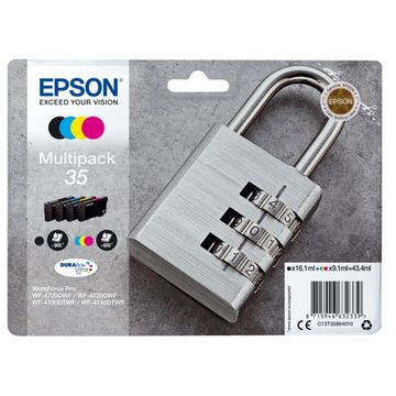 Epson 35 4 Colour Ink Cartridge Multipack - (T3586 Padlock)