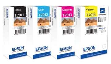 Epson T701 Extra High Capacity 4 Colour Ink Cartridge Multipack - (Pyramids)