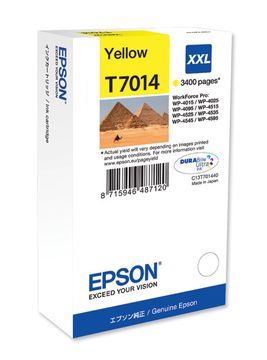 Epson T7014 XXL Extra High Capacity Yellow Ink Cartridge - (C13T70144010 Pyramids)