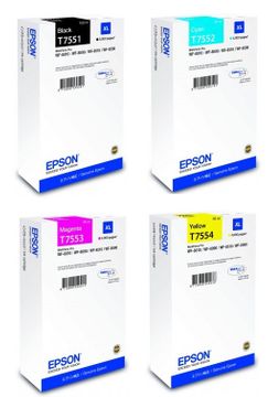 Epson T755 High Capacity 4 Colour Ink Cartridge Multipack