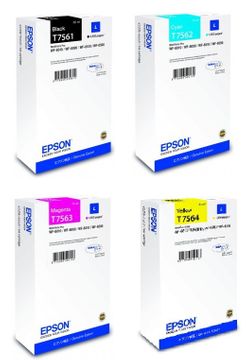 Epson T756 4 Colour Ink Cartridge Multipack