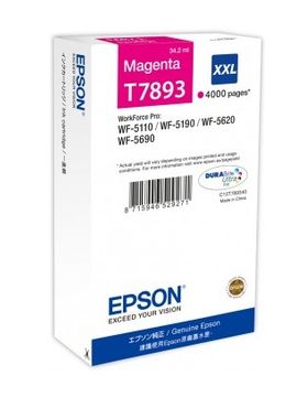 Epson T7893 XXL Extra High Capacity Magenta Ink Cartridge - (C13T789340)