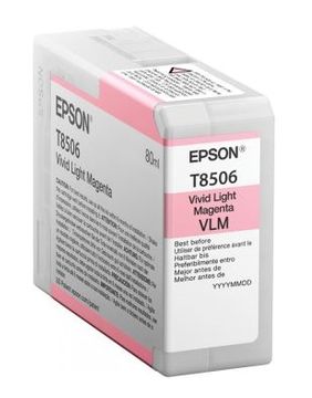 Epson T8506 Vivid Vivid Light Magenta Ink Cartridge - (C13T850600)