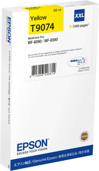 Epson T9074 XXL Extra High Capacity Yellow Ink Cartridge - (C13T907440)