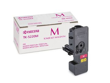 Kyocera TK-5220M Magenta Toner Cartridge (1T02R9BNL1)
