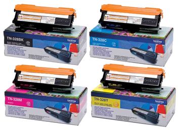 Brother TN-328 Extra High Capacity 4 Colour Toner Cartridge Multipack