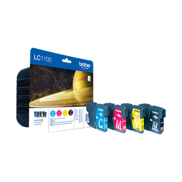 Brother LC1100 4 Colour Ink Cartridge Multipack