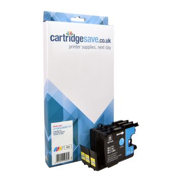 Compatible Brother LC1280XL High Capacity 3 Colour Ink Cartridge Multipack