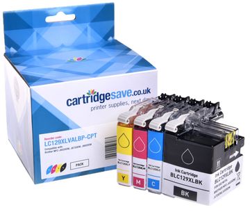 Compatible Brother LC129XL / LC125XL High Capacity 4 Colour Ink Multipack