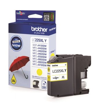 Brother LC225XL High Capacity Yellow Ink Cartridge (LC225XLY)