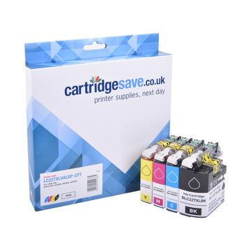 Compatible Brother LC227XL / LC225XL High Capacity 4 Colour Ink Cartridge Multipack