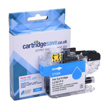 Compatible Cyan LC3217 Brother Ink Cartridge (LC3217C)