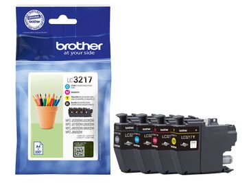 Brother LC3217 4 Colour Ink Cartridge Multipack