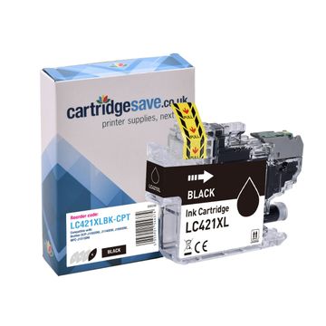 Compatible Brother LC421XL High Capacity Black Ink Cartridge - (LC421XLBK)
