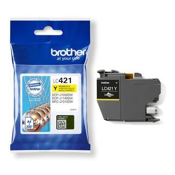 Brother LC421Y Yellow Ink Cartridge