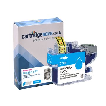 Compatible Brother LC422 Cyan Ink Cartridge - (LC422C)