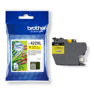 Brother LC422XLY High Capacity Yellow Ink Cartridge