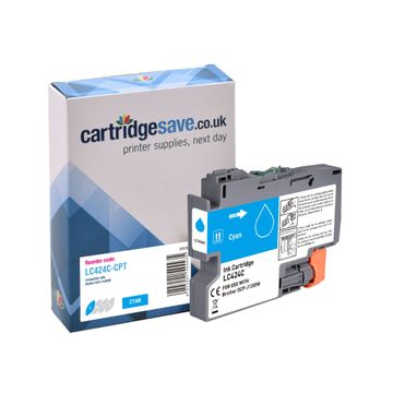 Compatible Brother LC424 Cyan Ink Cartridge - (LC424C)