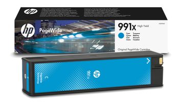 HP 991X High Capacity Cyan Ink Cartridge - (M0J90AE)